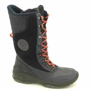 Santana Womens Apres‎ Ski Boots Blue Mid Calf 6